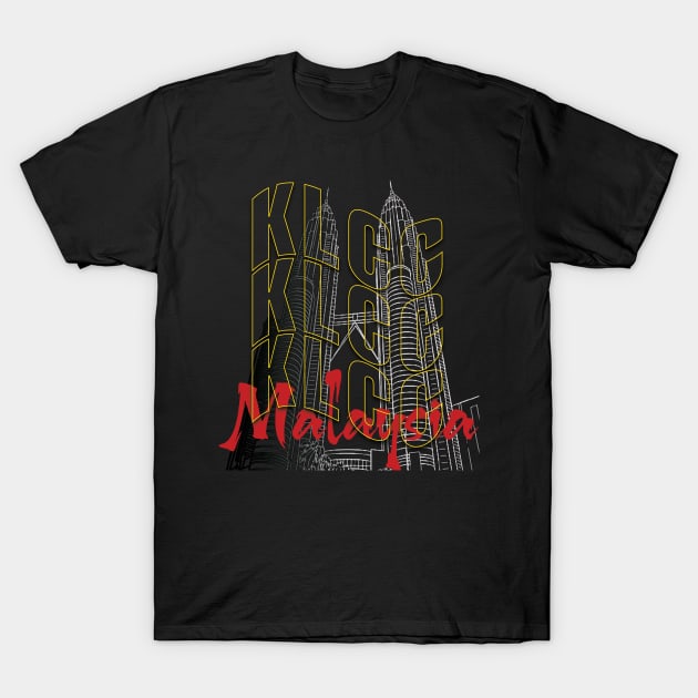 KLCC Malaysia T-Shirt by TeeText